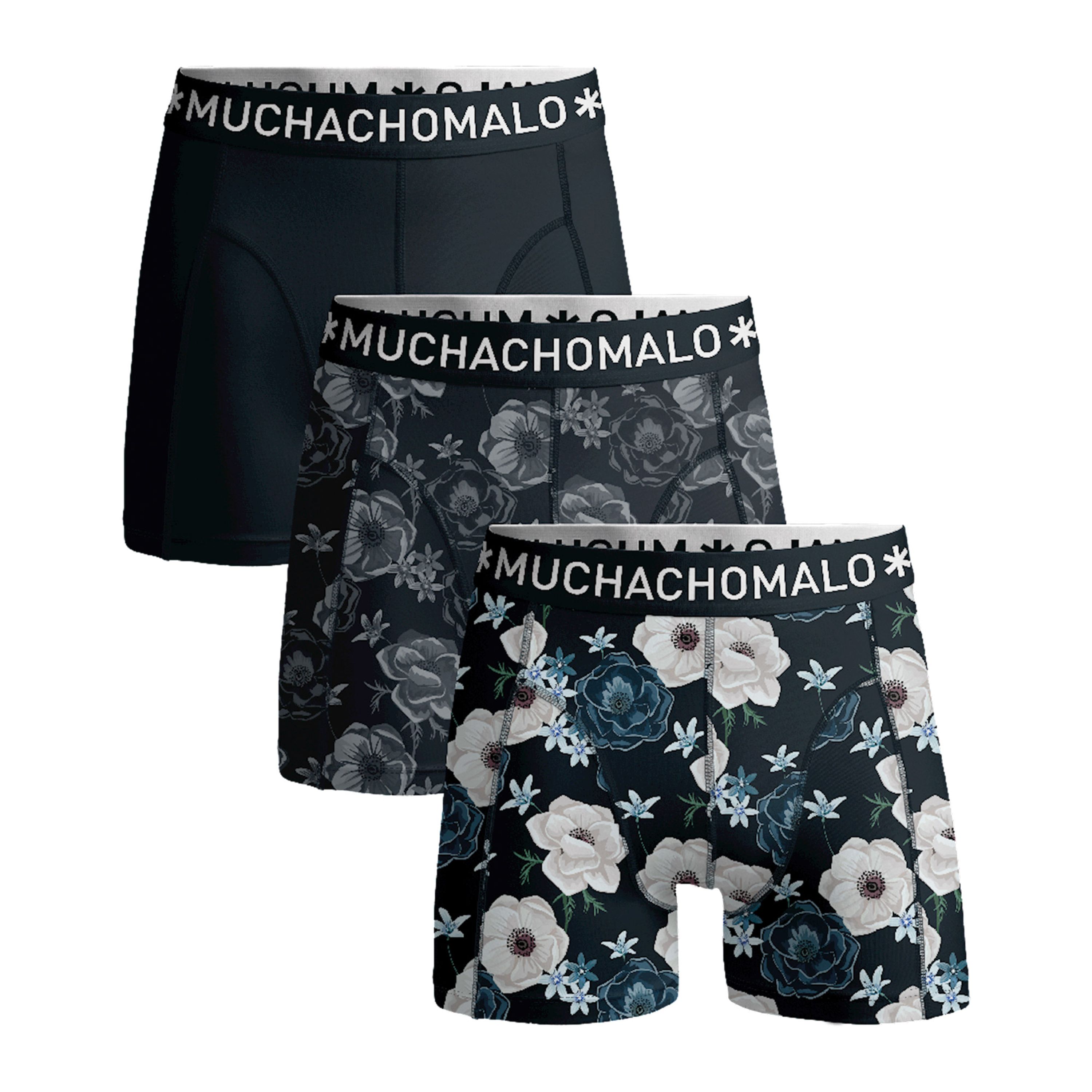 Muchachomalo Floral Boxershorts Heren (3-pack)