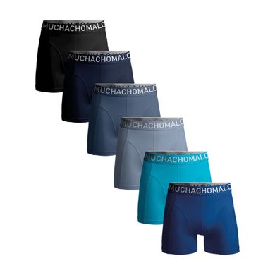 Muchachomalo-Solid-Boxershorts-Heren-6-pack--2401091030