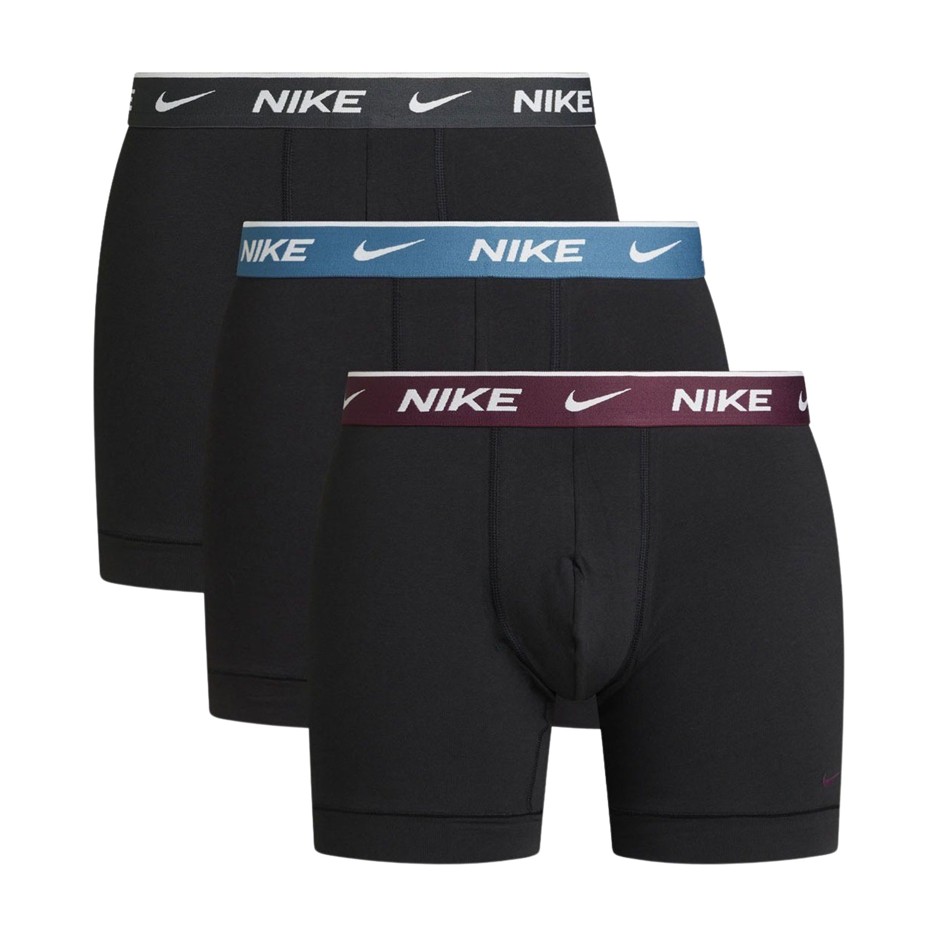 Nike Boxershort met elastische band en labeldetail in een set van 3 stuks