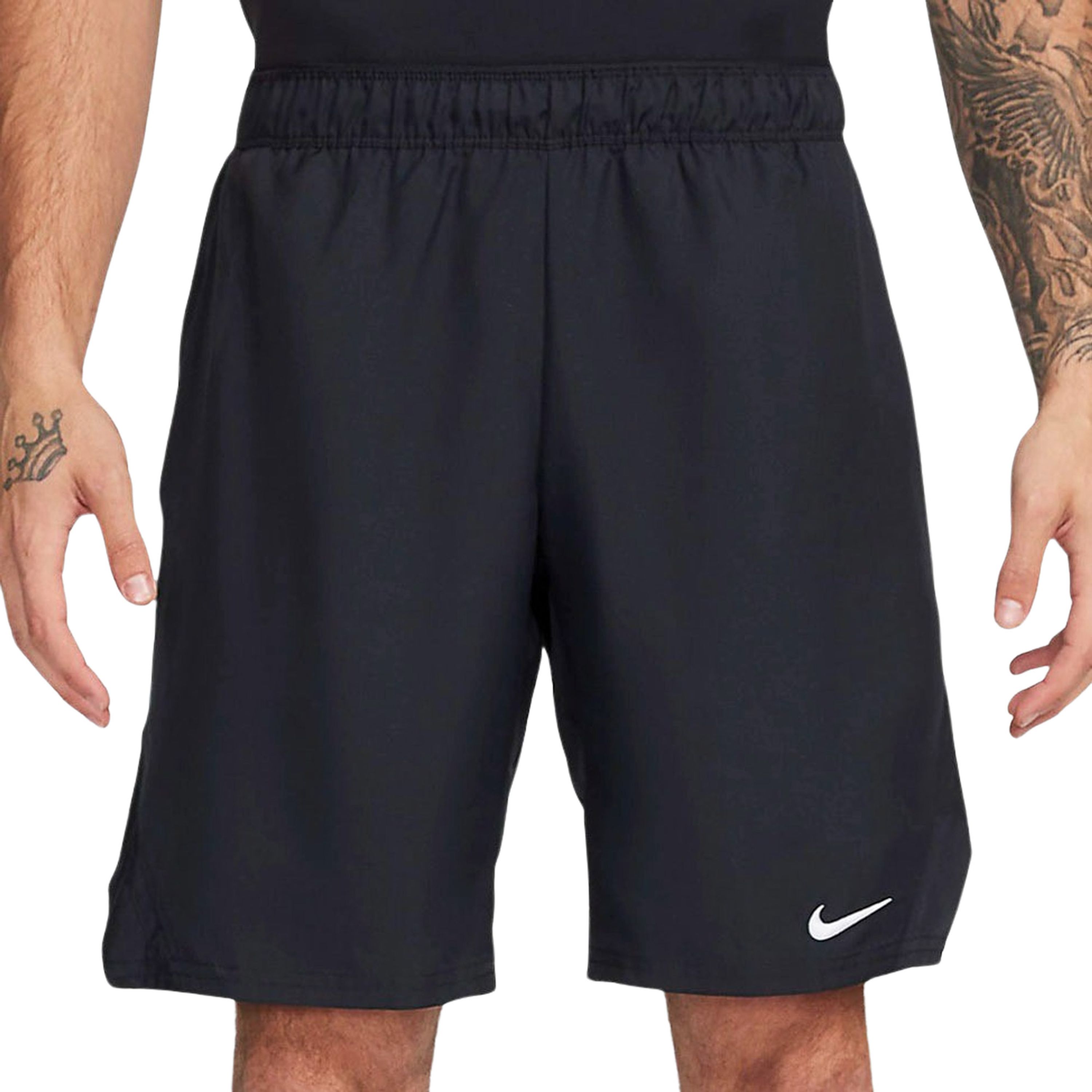 Nike Court Victory Dri-FIT tennisshorts voor heren (18 cm) Zwart