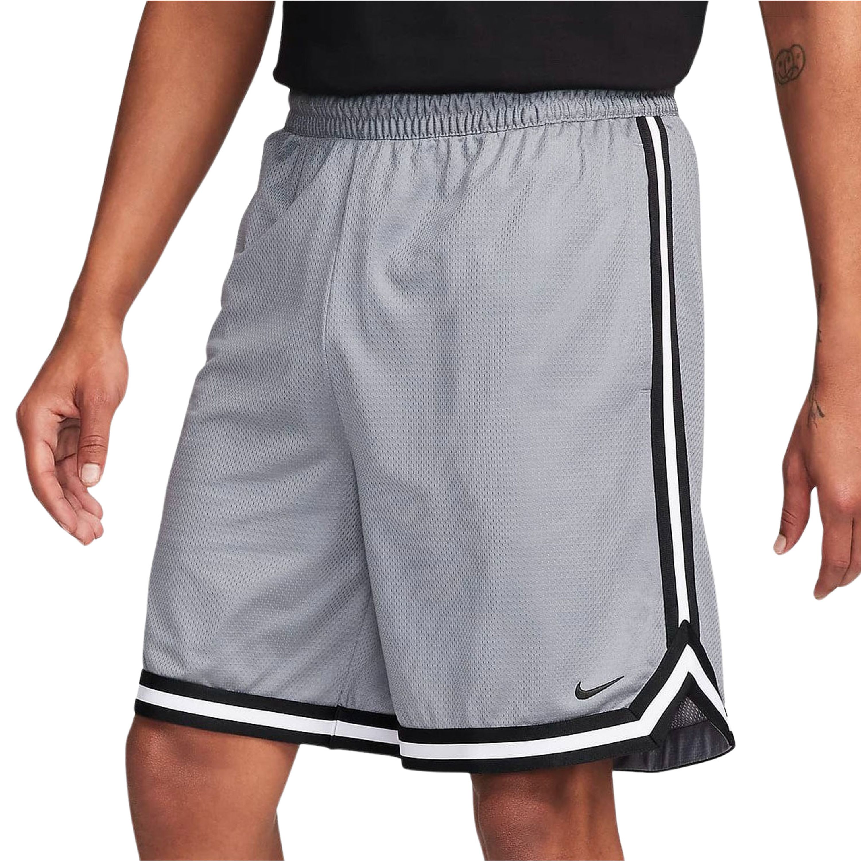 Nike DNA Dri-FIT basketbalshorts voor heren (21 cm) Grijs