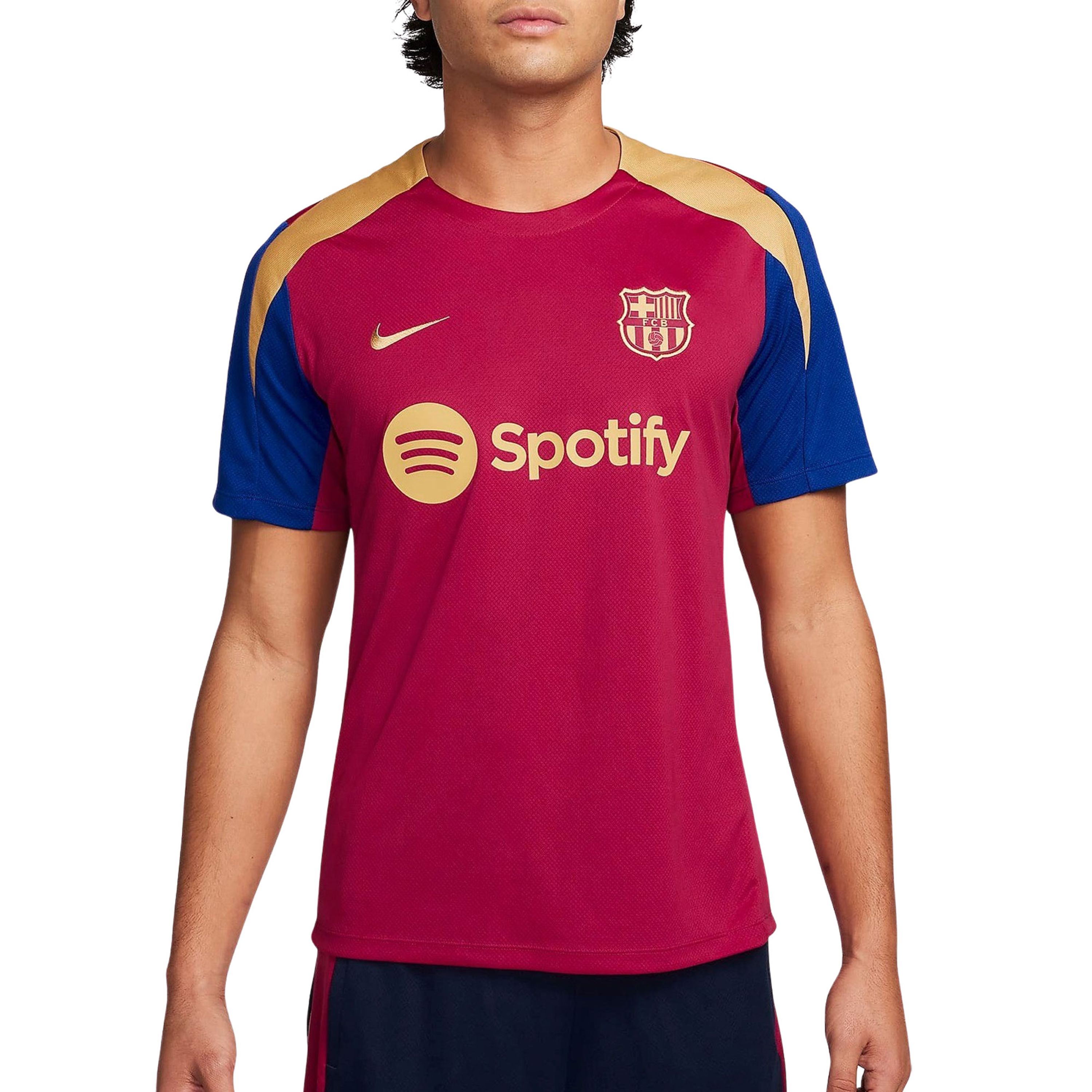 FC Barcelona Strike Nike Dri-FIT knit voetbaltop voor heren Rood