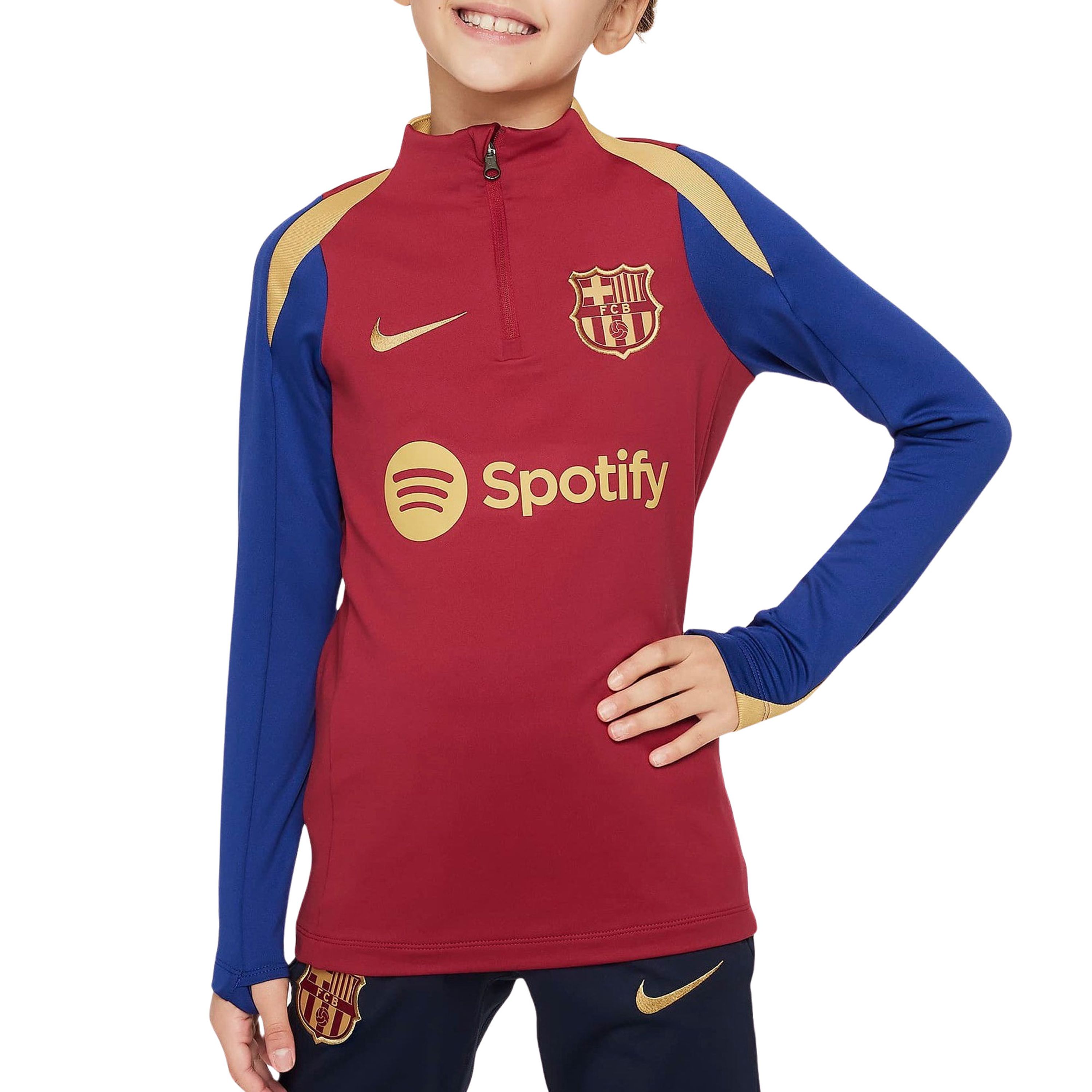 Nike FC Barcelona Strike Trainingssweater Junior