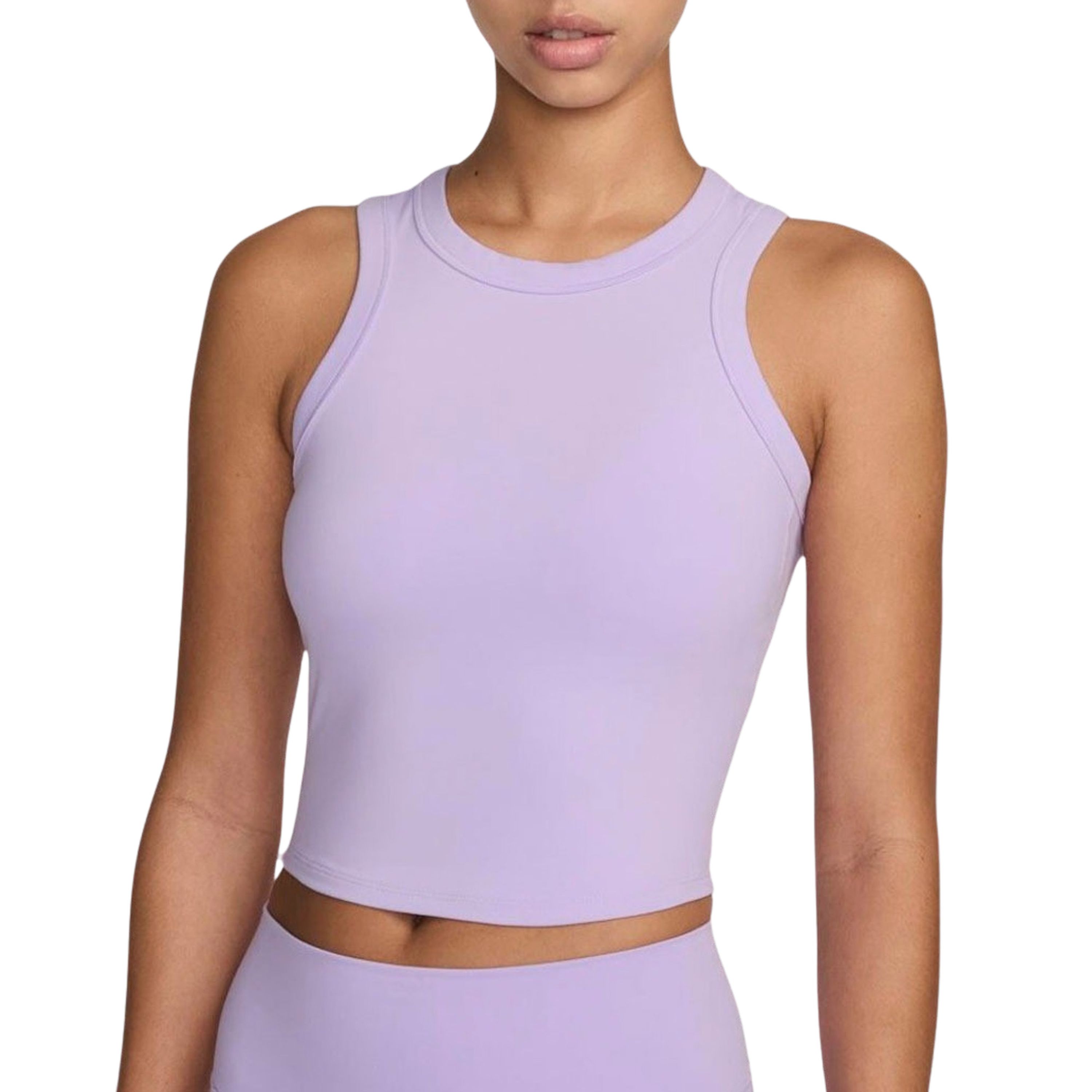 Nike One Fitted Dri-FIT Cropped Tanktop Dames