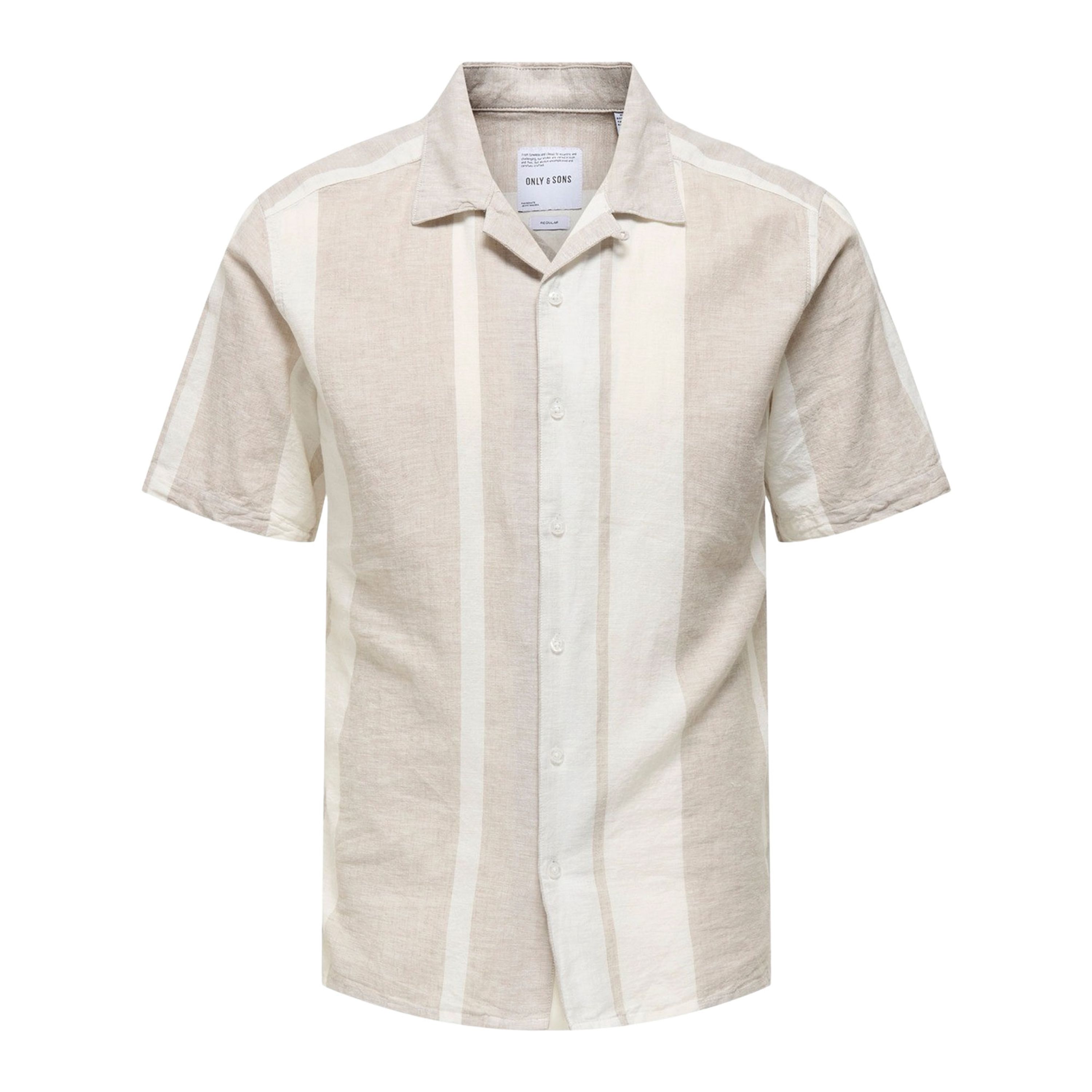 Only & Sons Caiden Stripe Linen Overhemd Heren