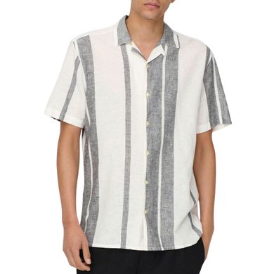 Only--Sons-Caiden-Stripe-Linen-Overhemd-Heren-2404191416