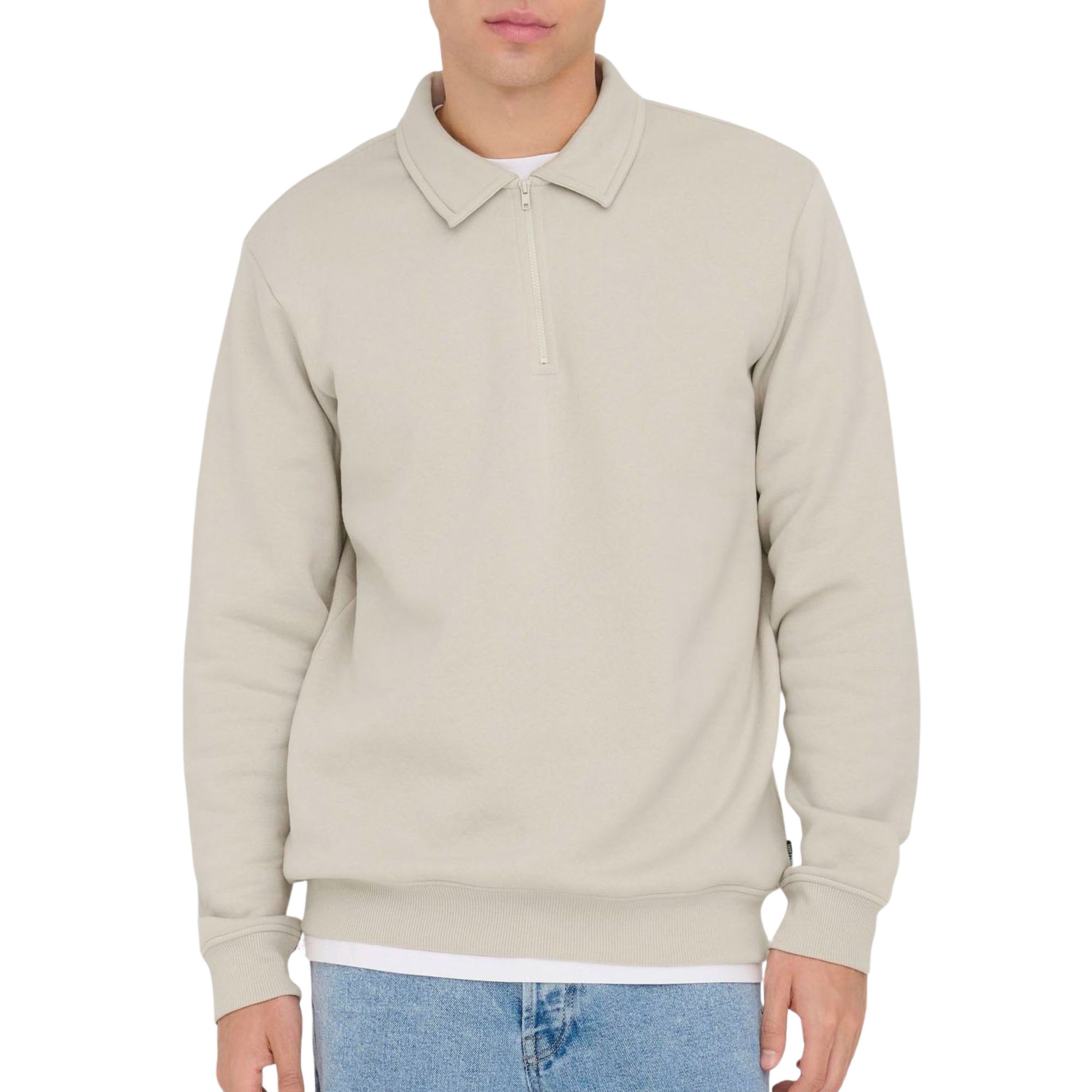 Only & Sons Ceres 1/4 Zip Polo Sweater Heren