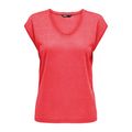 Only-Silvery-Lurex-V-neck-Top-Dames-2403070711