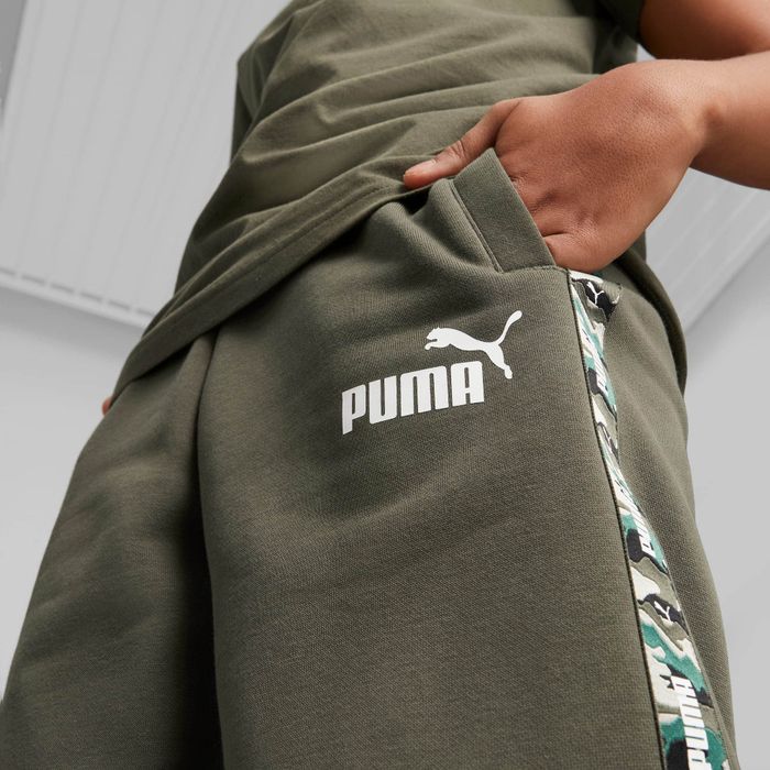 Jungen Puma ESS Jogginghose Tape | Plutosport Camo