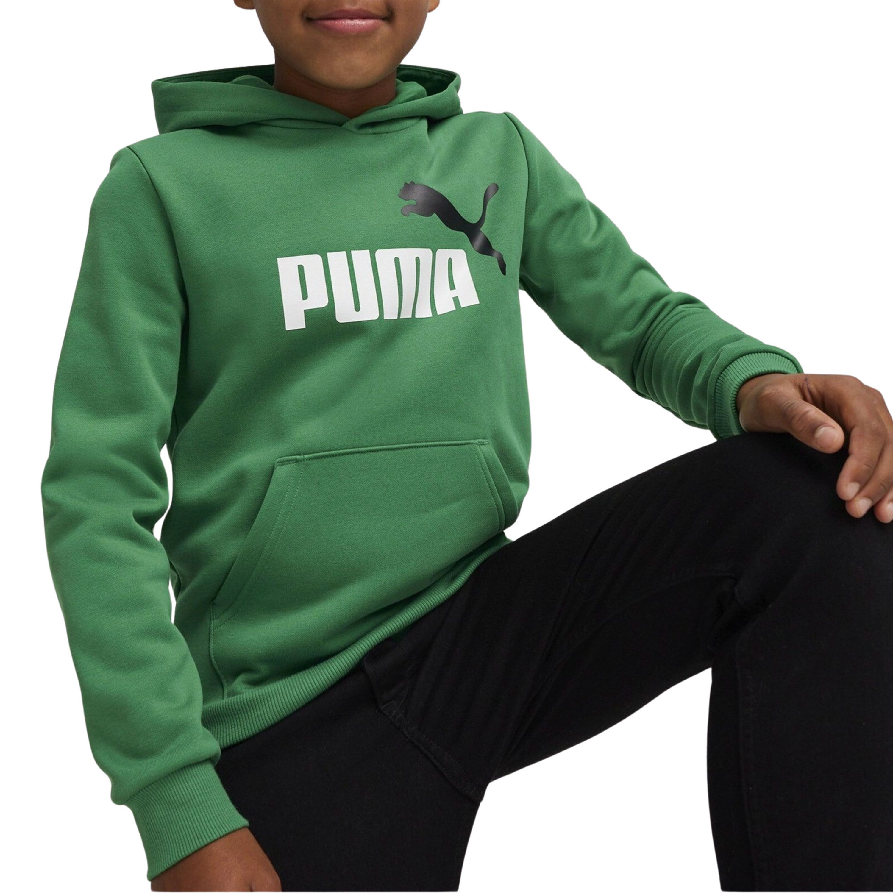 Puma hoodie groen Sweater Katoen Capuchon Logo 164