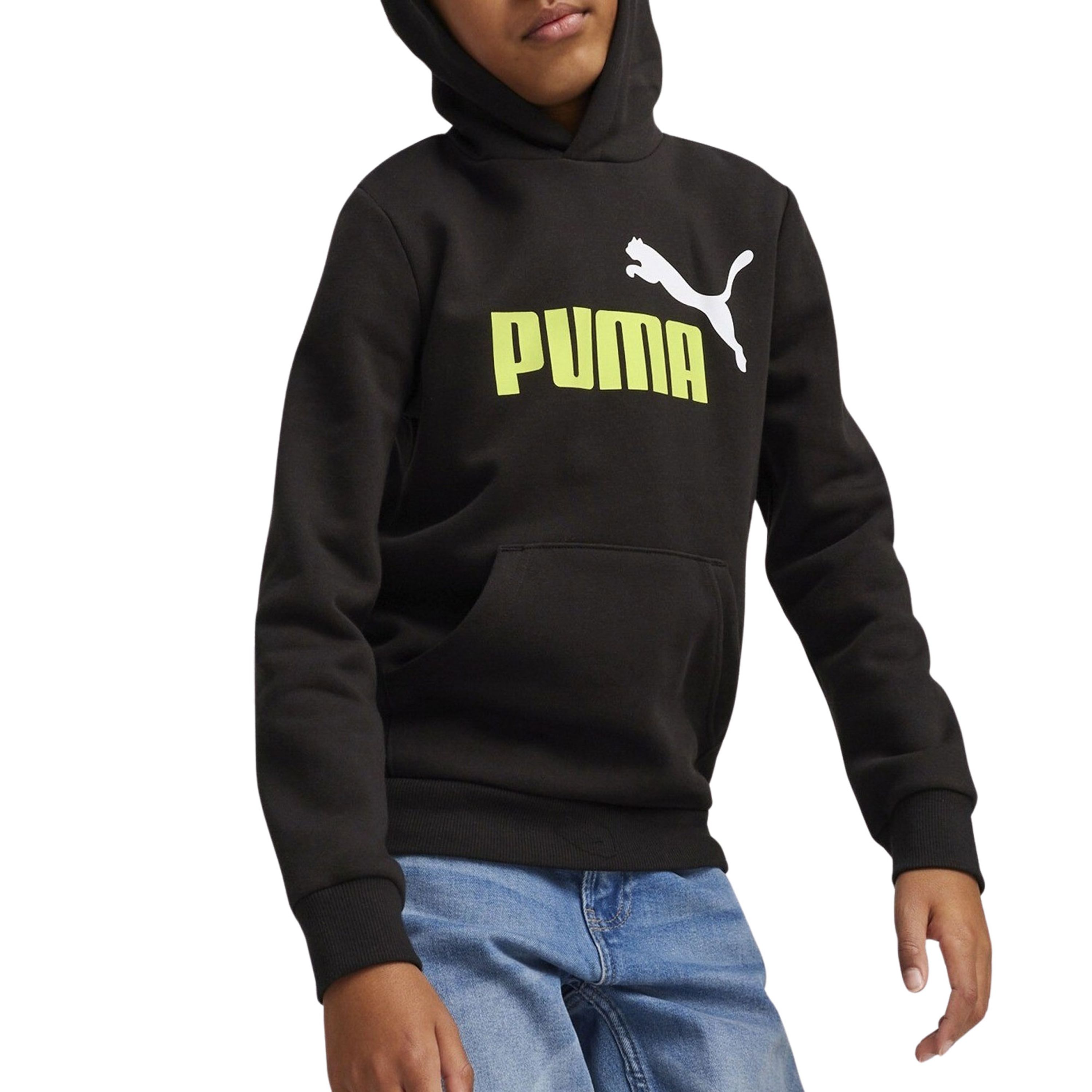 Puma hoodie zwart Sweater Katoen Capuchon Logo 164
