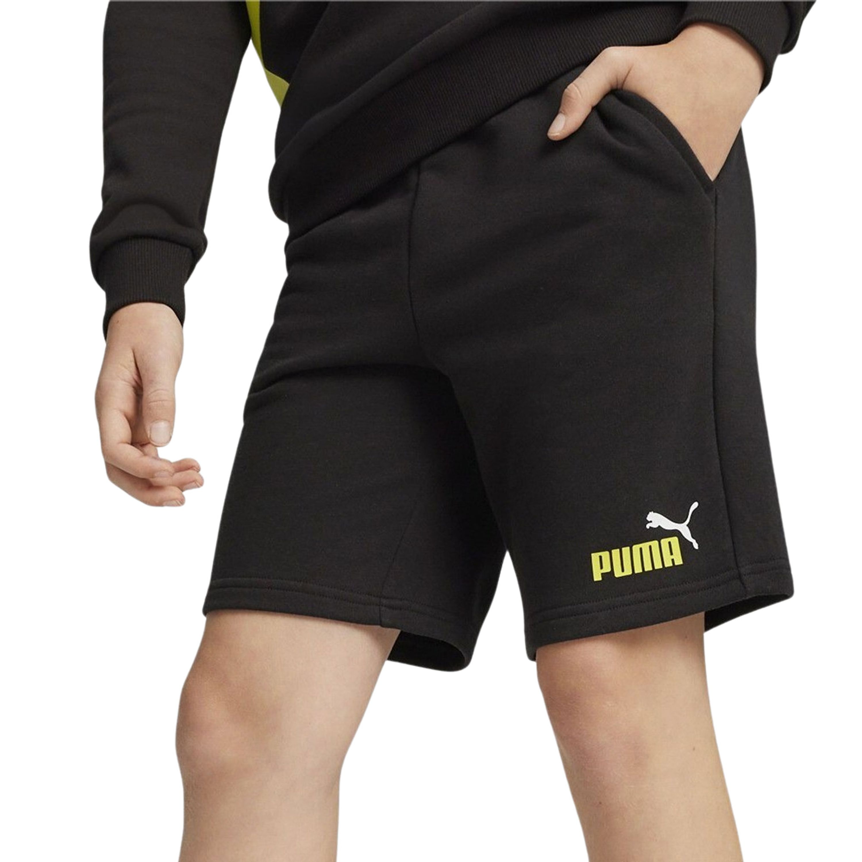 Puma sweatshort zwart Korte broek Katoen Logo 164