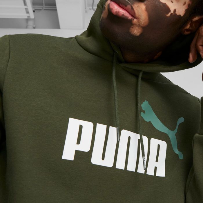 | Plutosport Men Puma Big Logo Hoodie Essentials+