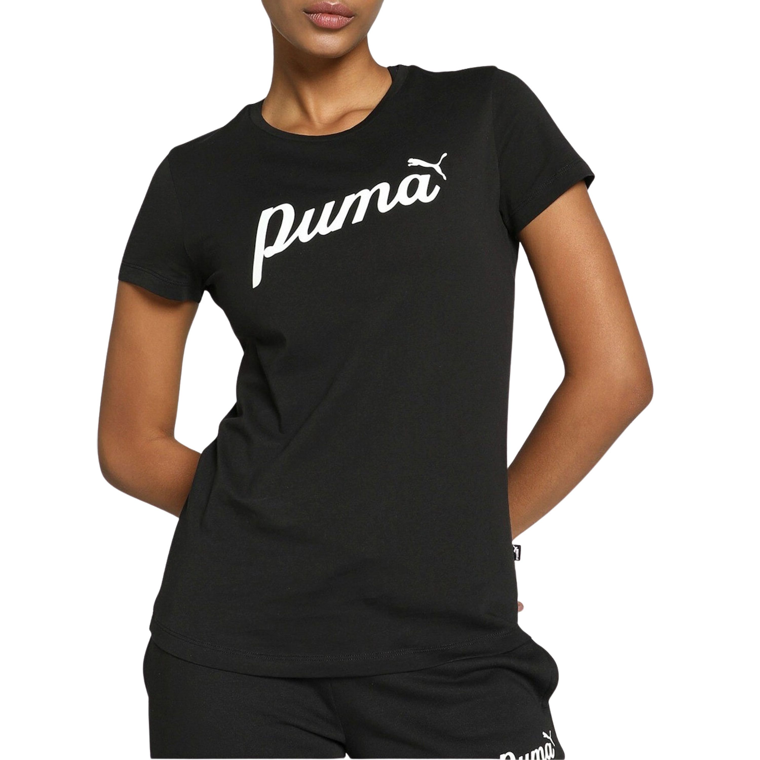 Puma Essentials+ Blossom Script Shirt Dames