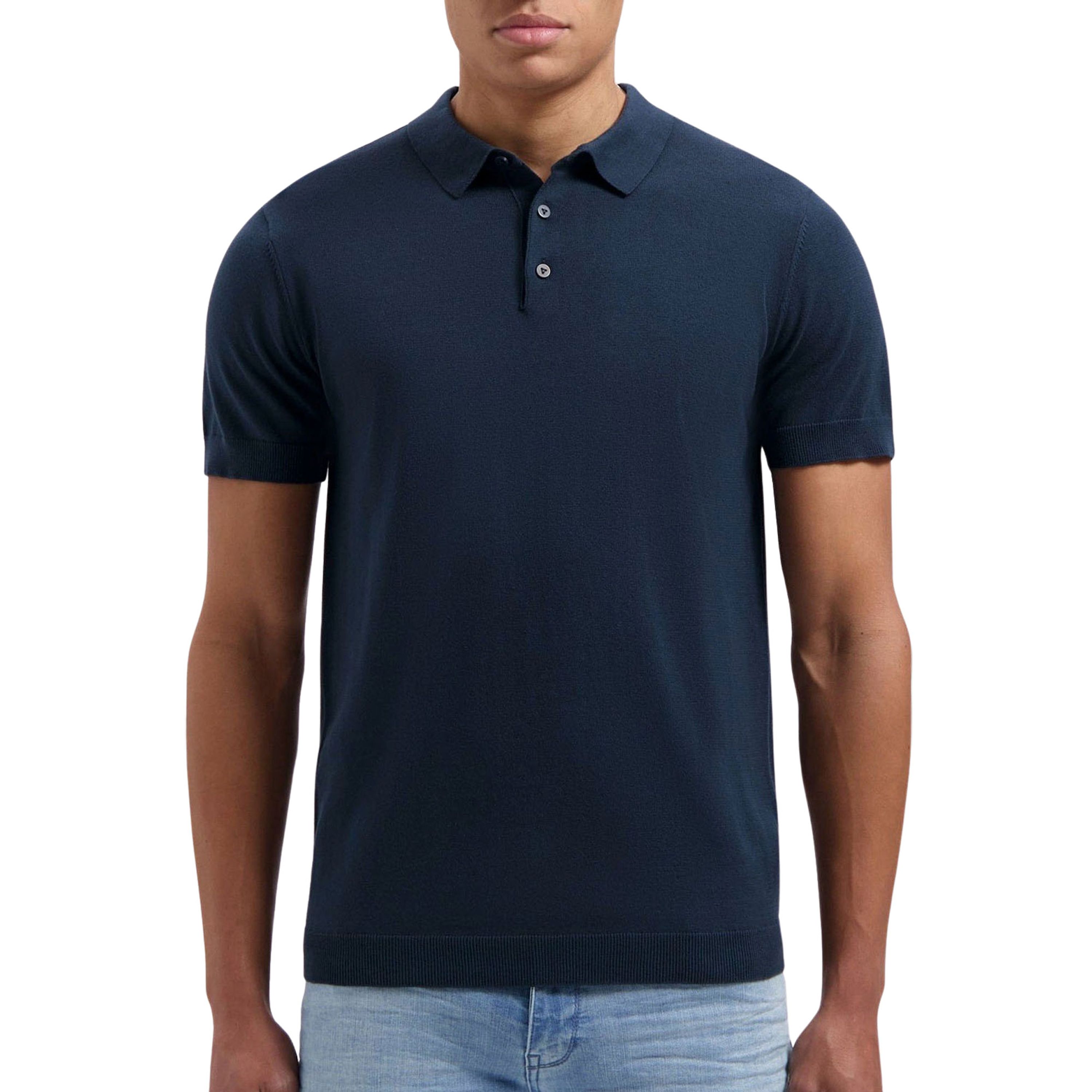 Pure Path Essential Knitwear Polo Heren