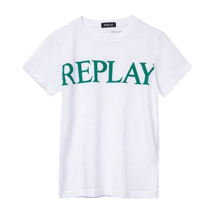 T-Shirt Replay Logo Print