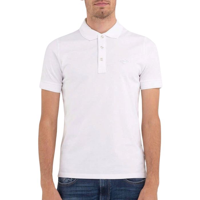 Replay Solid-Coloured Jersey Polo Heren