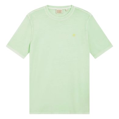 Scotch--Soda-Garment-Dye-Logo-Crew-Shirt-Heren-2405011507