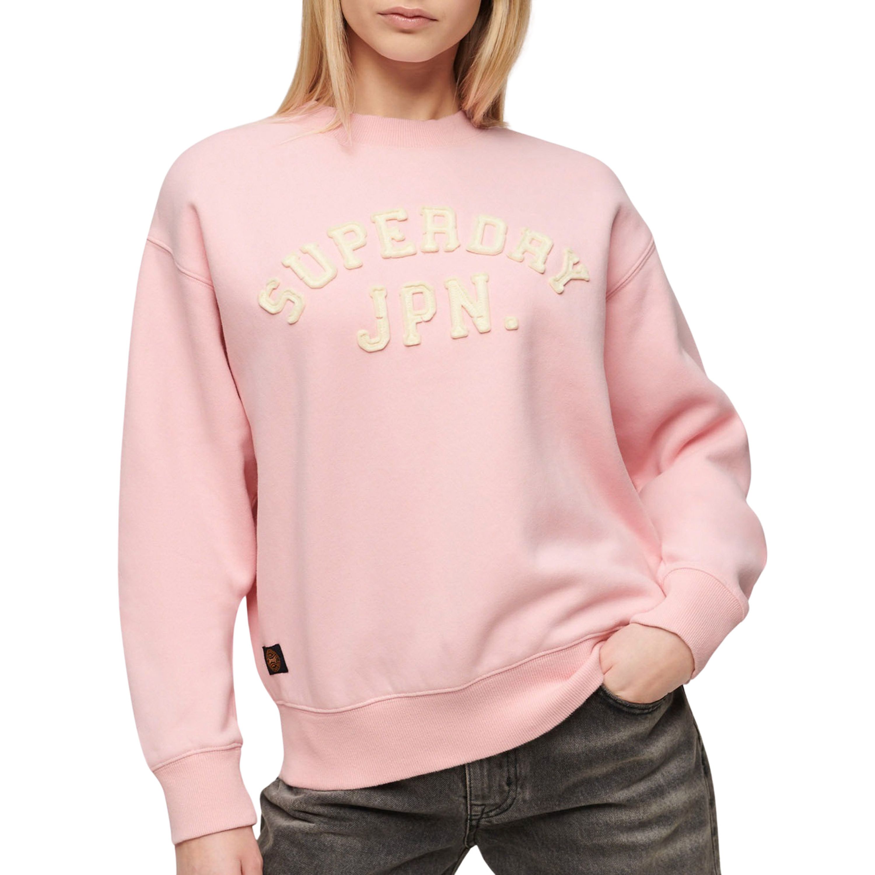 Superdry Applique Athletic Sweater Dames