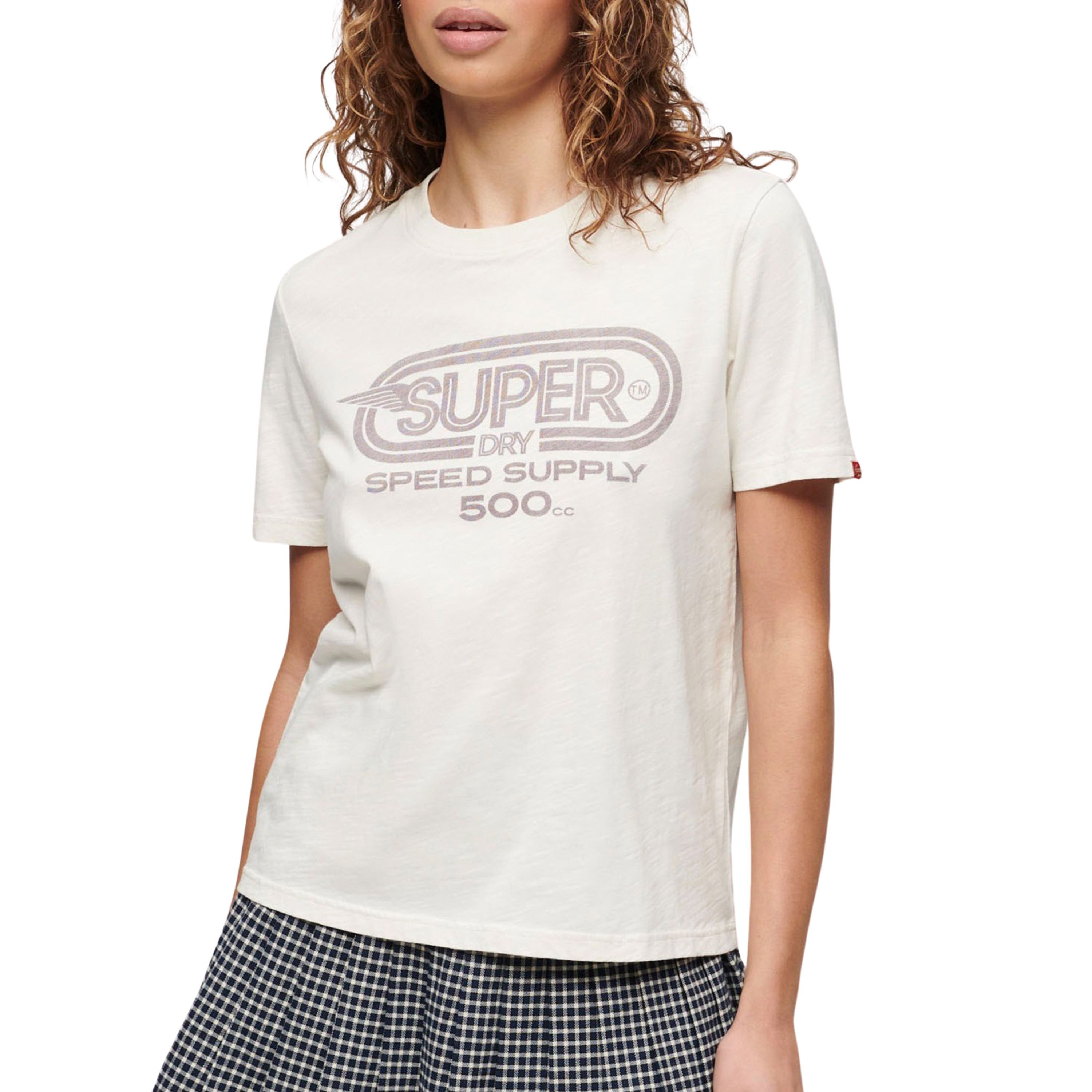 Superdry Archive Kiss Print Shirt Dames