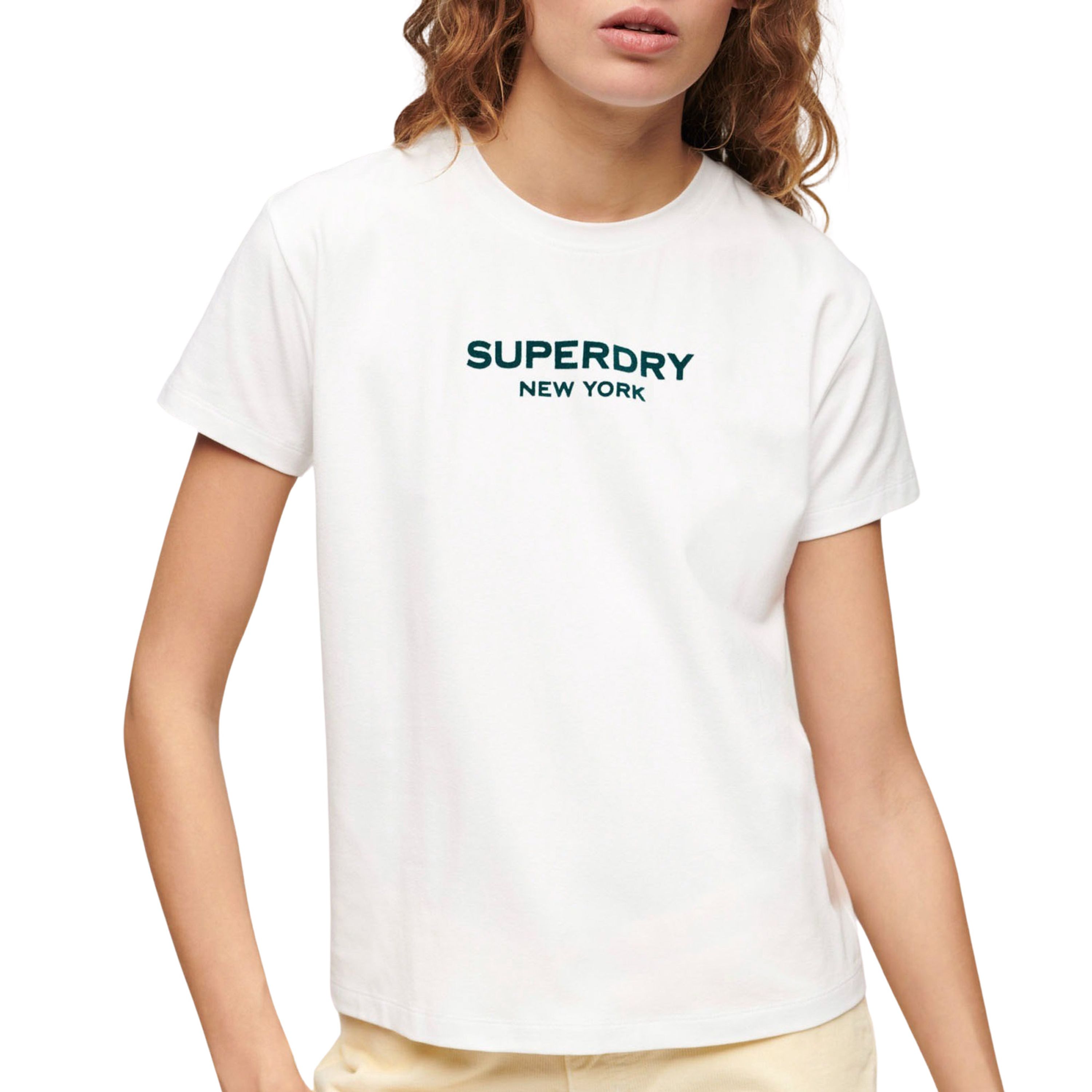 Superdry Shirt met korte mouwen SPORT LUXE GRAPHIC FITTED TEE