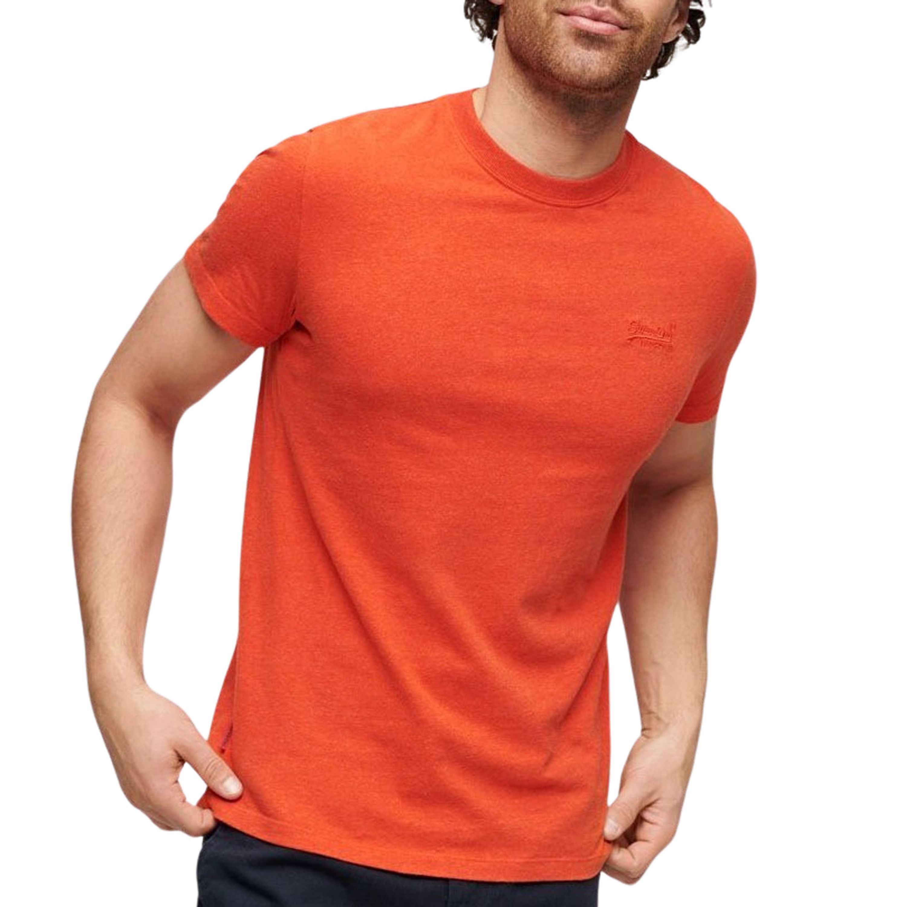 Superdry Shirt met ronde hals Organic Cotton Essential Logo T-Shirt