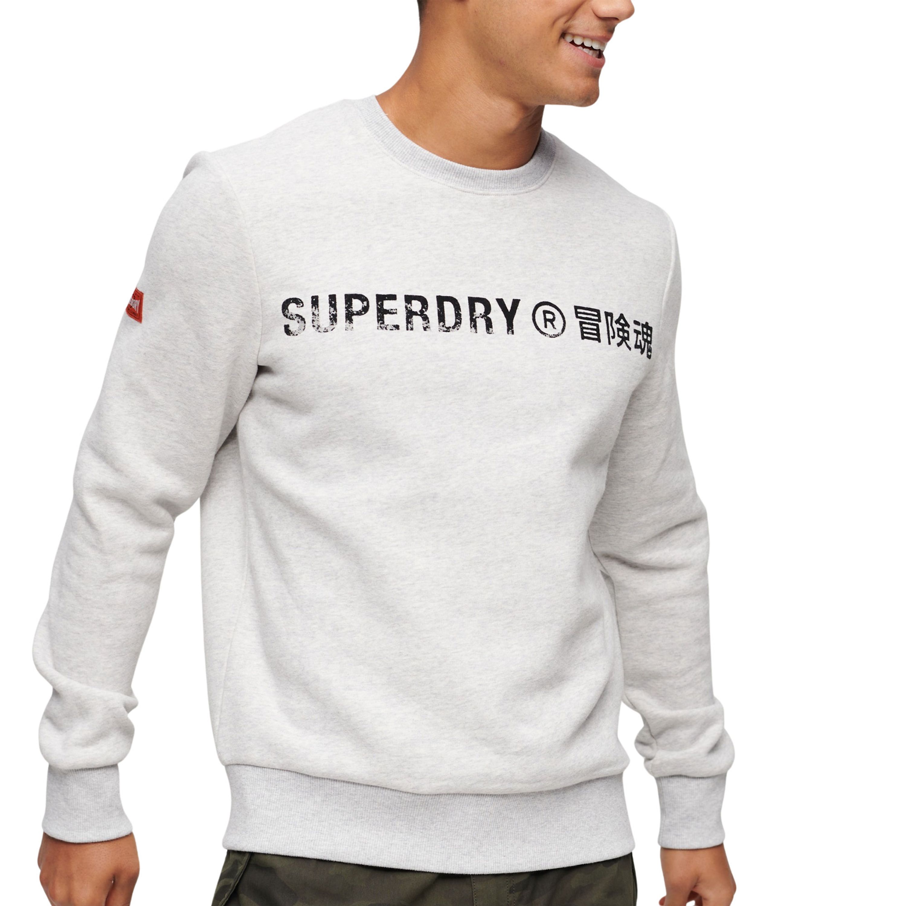 Superdry Workwear Logo Vintage Sweater Heren