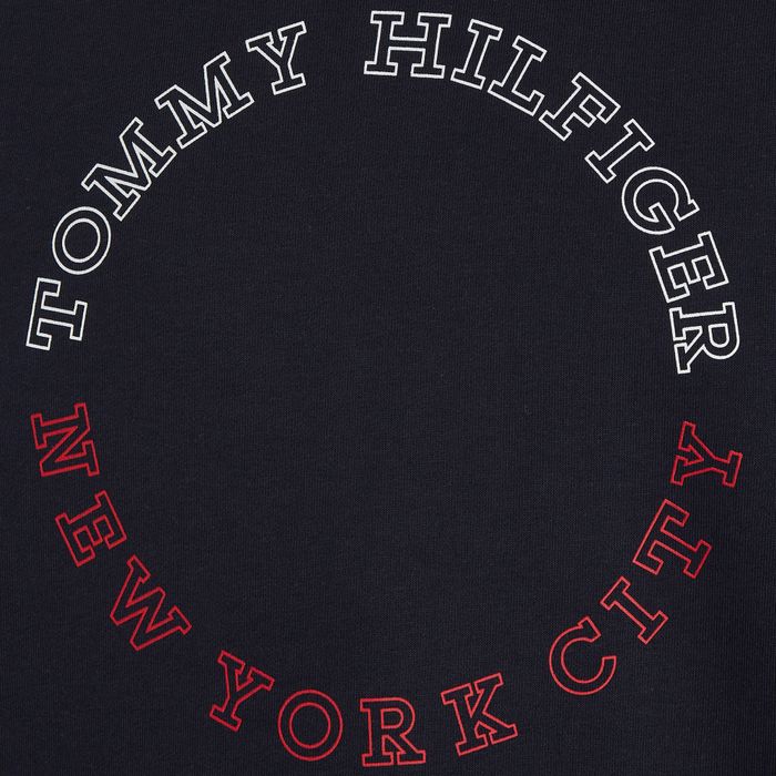 Tommy Hilfiger Monotype Roundall Hoodie Herren | Plutosport