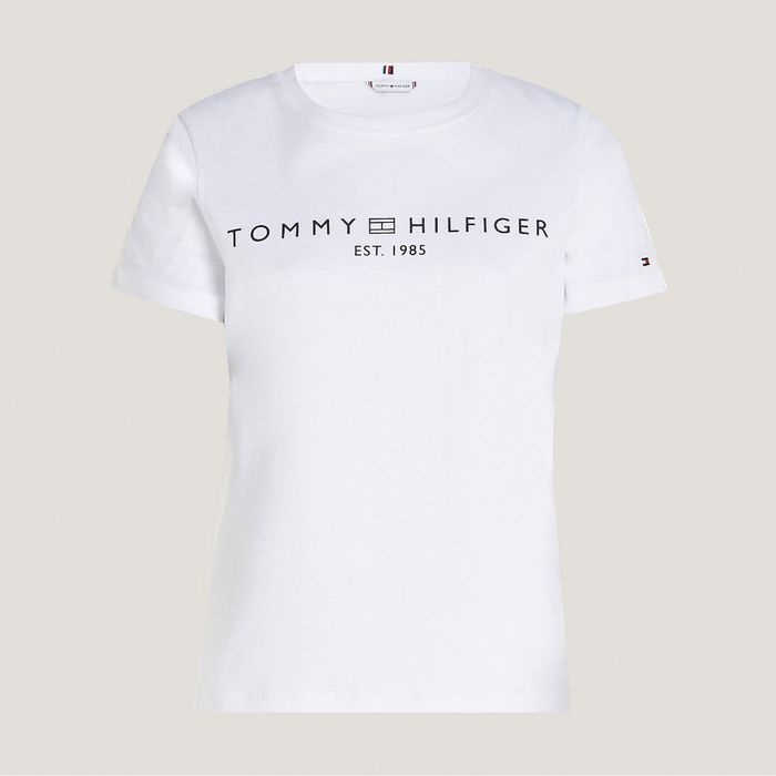Tommy Hilfiger Regular Corp Logo Shirt Women | Plutosport