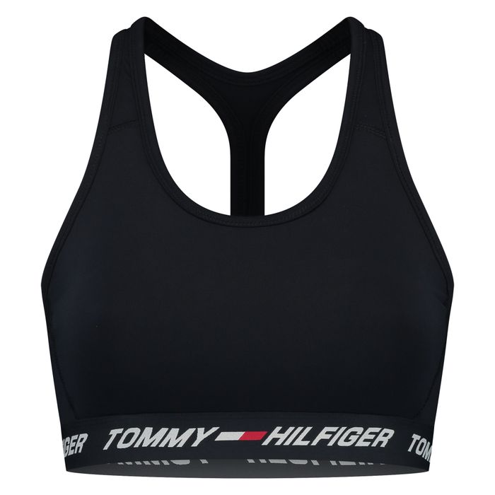 Tommy Hilfiger Sport Mid Intensity Logotape Sportsbra Women