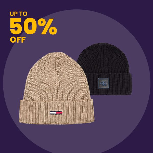 Beanies up to 50% off