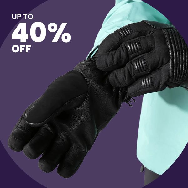 Ski gloves up to 40% off