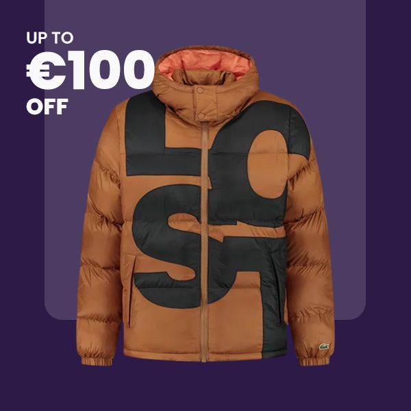 Padded jackets up to €100 off